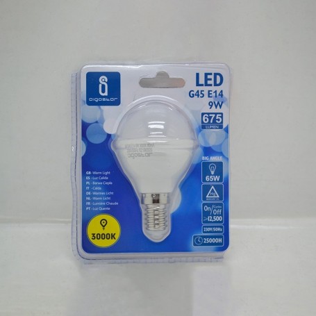 led bulb warm light 9w aigostar