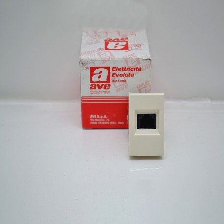 Prise téléphonique Rj11 4Pins Blanc