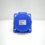 Prise encastrée 2P+T 16A 22Ov Ip67 Bleu Elettrocanali