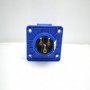 Recessed socket 2P+T 16A 22Ov Ip67 Blue Elettrocanali