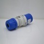 Enchufe recto 2P + T 16A Ip44 220V Azul Elettrocanali