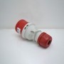 Straight Plug 3P+T+N 16A Ip44 Red Elettrocanali