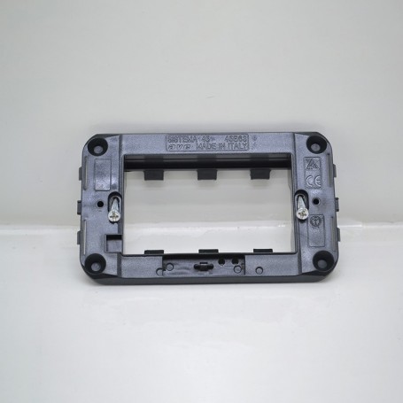 Supporto S45 3 Moduli - Per Scatole Rettangolari