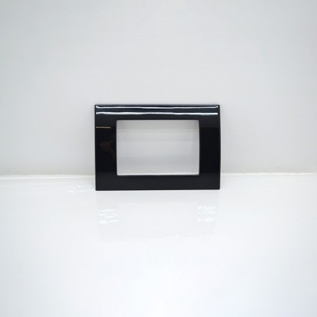Placca 3 Posti - Nero Lucido Marlanvil