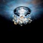 Halogen Spotlight With Swarovski Recessed Crystal - Ice By Schonbek Swarovski