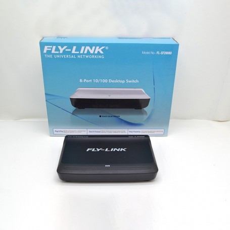 Switch de escritorio fly link de 8 puertos