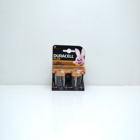 Battery Torch D Power Plus Pack of 2 Pieces - LR20/MN1300 Duracell