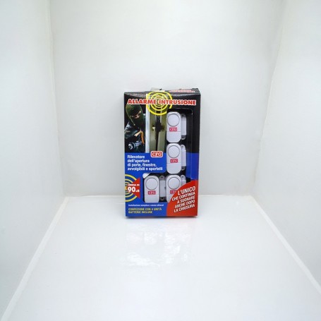 Blister Intrusion Alarm 4 Pieces Stainless Steel/Titanium - CFG