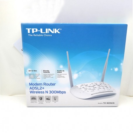 MODEM ROUTEUR TP-LINK SANS FIL ADSL2 + WIFI N 300MBPS