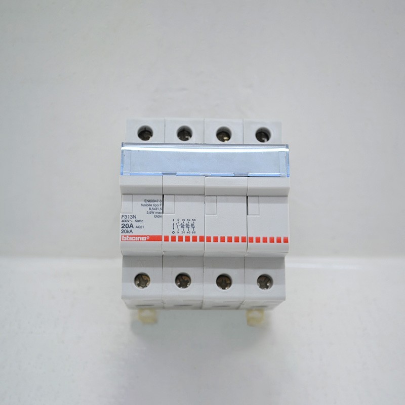 Fuse holder Disconnector 3P+N 20A 400V Bticino Elettrotermica
