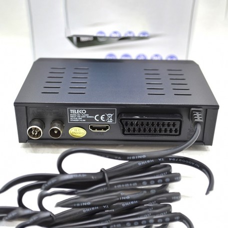 Decodificador de TV terrestre digital DVB-T-2 LTC HD205M con control remoto  programable H.265 