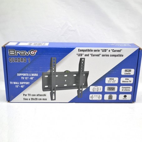 Panel 1 wall mount for TV 15''-40''- connections up to 20x20Cm max