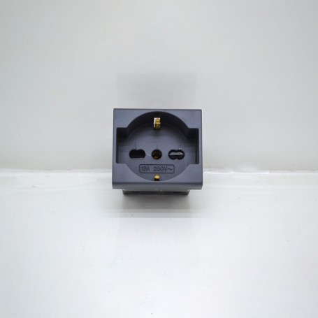 Socket Schuko Bipasso Noir