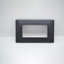Placca Flexa Tecnopolimero 4 Moduli - Urmet