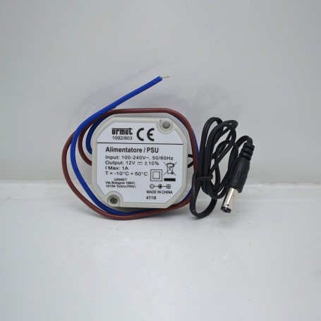 Fuente de alimentación de la cámara 12Vdc Ip66 - Urmet