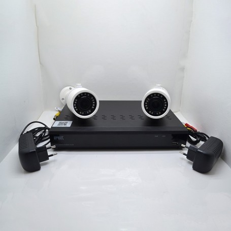 Kit 2 Caméras Avec Dvr Ahd 1080N 8Ch - Disque dur inclus - Urmet