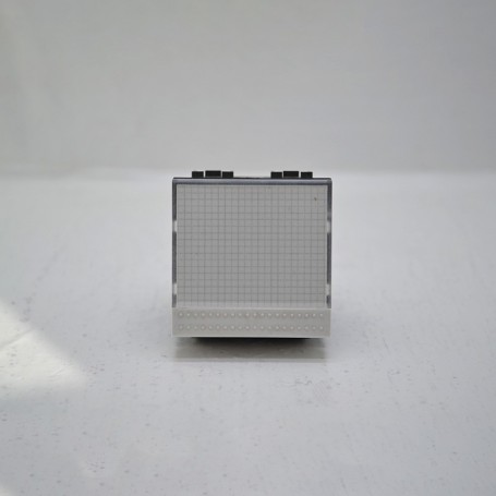 Bouton avec porte-nom Anthracite Bticino