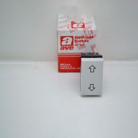 2P 10A switch button with arrows and central OFF position