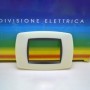 placca 3 posti bianco perla serie modo master