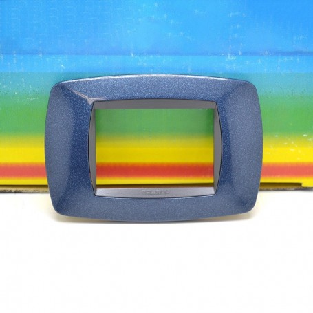 placca 3 posti blu notte master