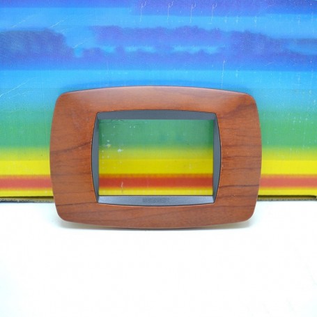 placca 3 posti ciliegio master