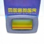 placca 4 posti satinato blu master