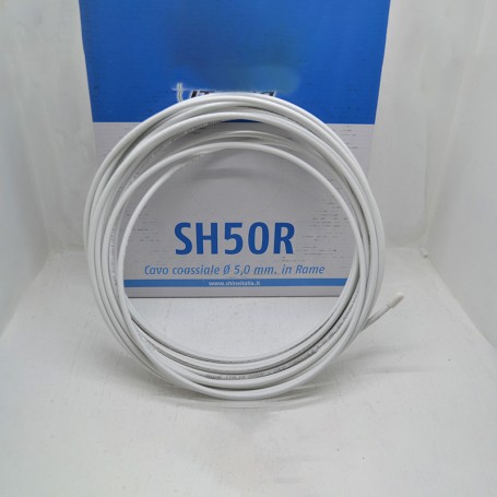 Copper Coaxial Cable Diameter 5Mm - Skein Of 100 Meters - Shine