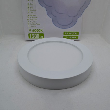 lámpara de techo 18w 6000k aigostar redonda