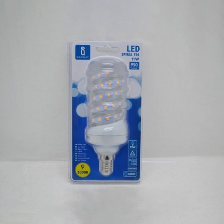 spiral led lamp 11w e14 3000k aigostar