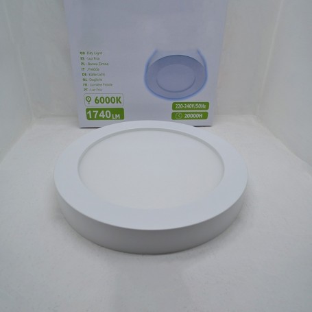 ceiling lamp 24w 6000k round aigostar