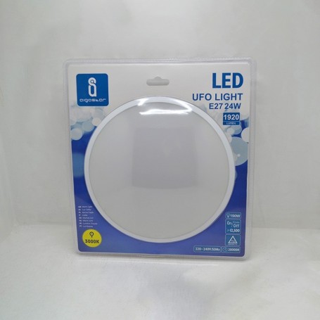 lampe led ufo 24w e27 3000k aigostar